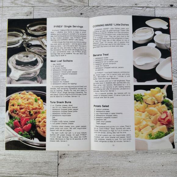 Corning Microwave Cookware Use & Care with Recipe Ideas Vtg Booklet VERY GOOD - Picture 5 of 13